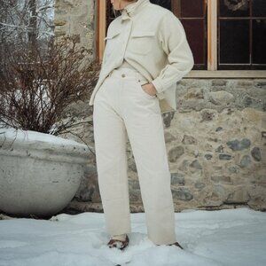 Rudy Jude White Utility Pant